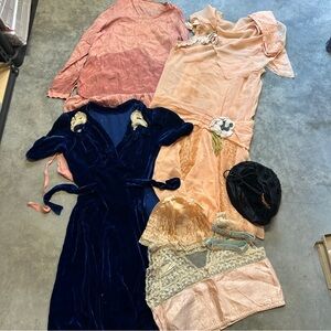 Flawed antique dress bundle